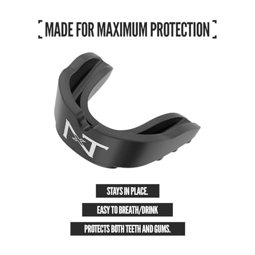 NXT NXTRND 2 Pack Nxtrnd Rush Mouth Guard for Boxing and Other Sports (Black & White) - Image 2