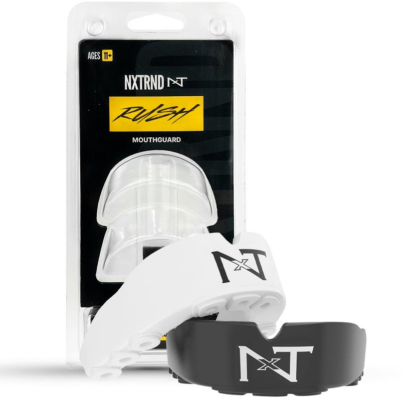 NXT NXTRND 2 Pack Nxtrnd Rush Mouth Guard for Boxing and Other Sports (Black & White) - Image 5