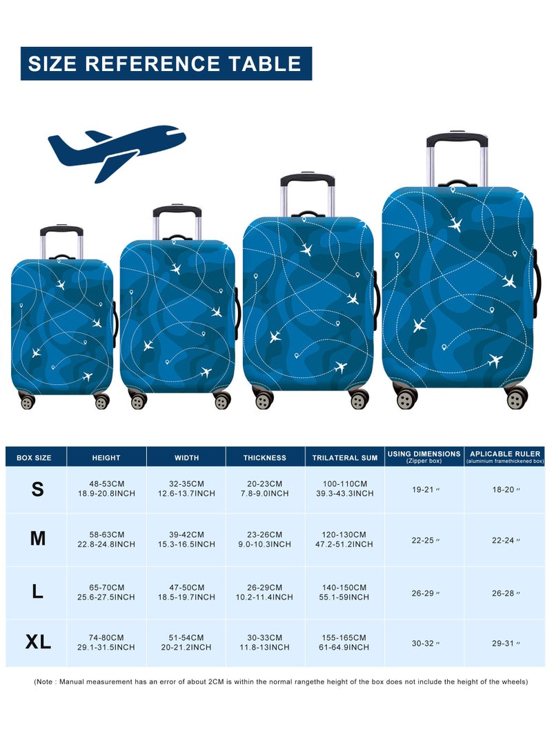 URbazaar Elastic Travel Luggage Cover Travel Suitcase Protective Cover for Trunk Case Apply to 18-30 inch luggage Suitcase Cover  - Image 3