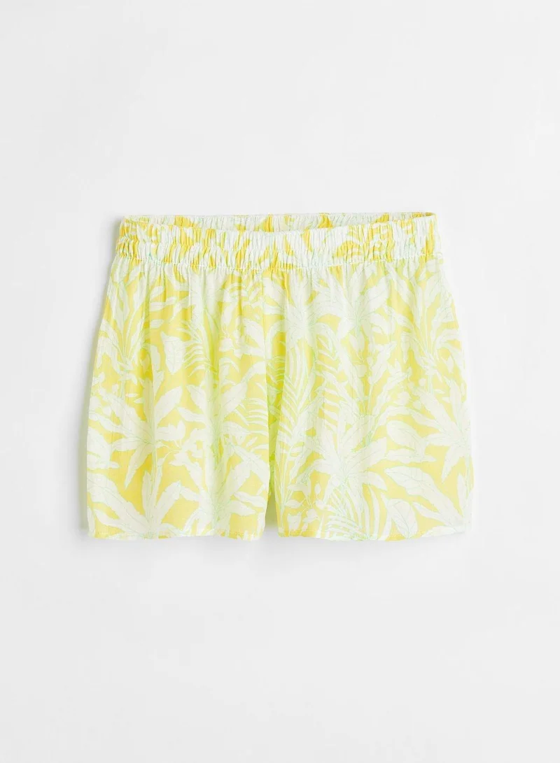 H&M High Waist Printed Shorts