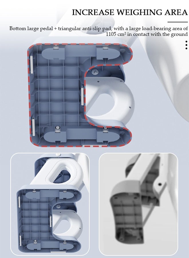 DUNISO Potty Training Toilet Seat For Boys Girls, Toddler Toilet Seat With Step Stool Ladder, Foldable Toddler Potty Seat For Toilet With Non-Slip Design, Adjustable Height - Image 5