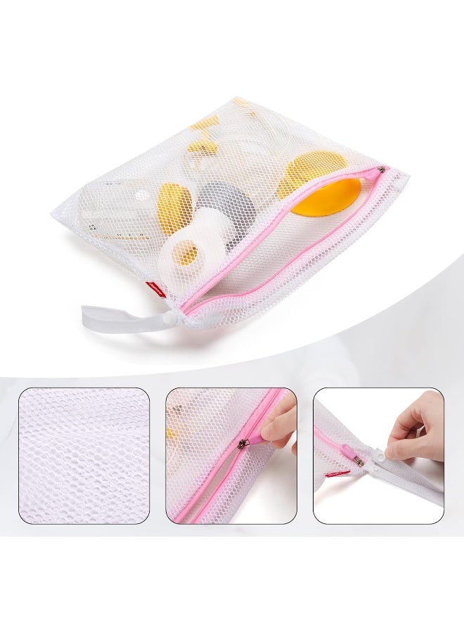 Damero Breast Pump Parts Bag, Wet Dry Breast Pump Parts Bag, Pumping Bag with Waterproof Mat and Mesh Bag, Black Arrow - Image 3