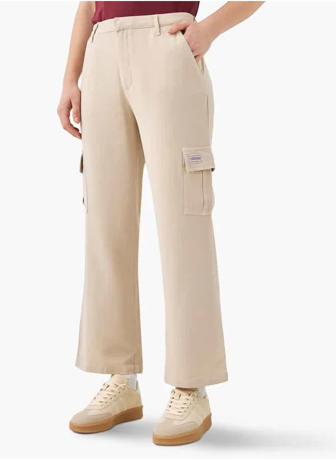 Lee Cooper Tencel Belted Cargo For Female