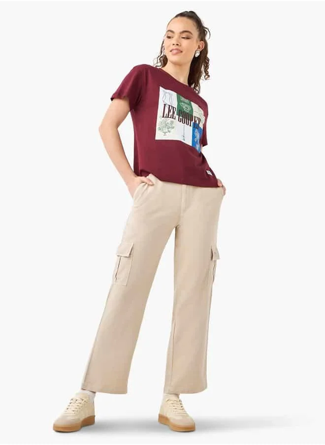 Lee Cooper Tencel Belted Cargo For Female