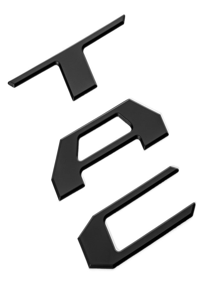 EyeCatcher Tailgate Insert Letters Compatible with 2024-2026 Tacoma (Smooth Satin Black) - Image 1