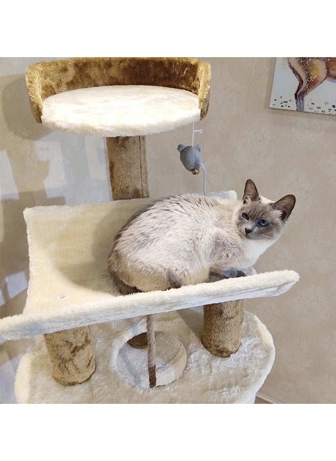 Yolu Large Cat Tree 145CM, Multi-Level Activity Cat Tower Furniture for Cat  - Image 4