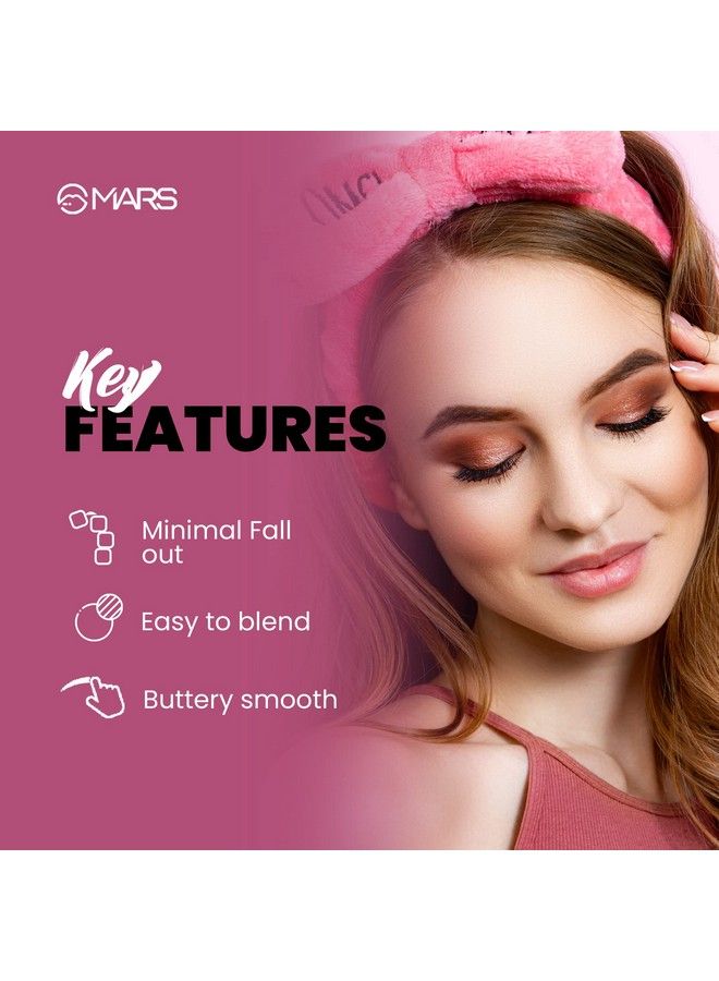 Mars لوحة ظلال العيون اللامعة والمطفية ; 10 درجات عالية الصبغة وسهلة المزج (10.0 جرام) (اللون 03) - Image 3