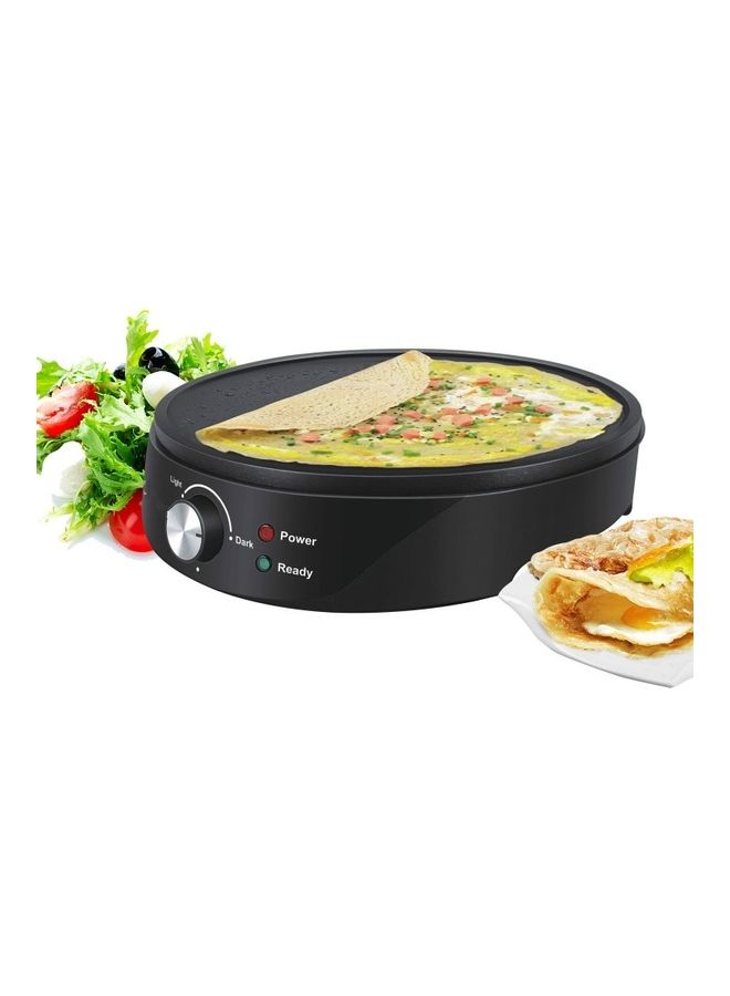 Electric Non-Stick Griddle Baking Pan Black 31x8x32cm - Image 2
