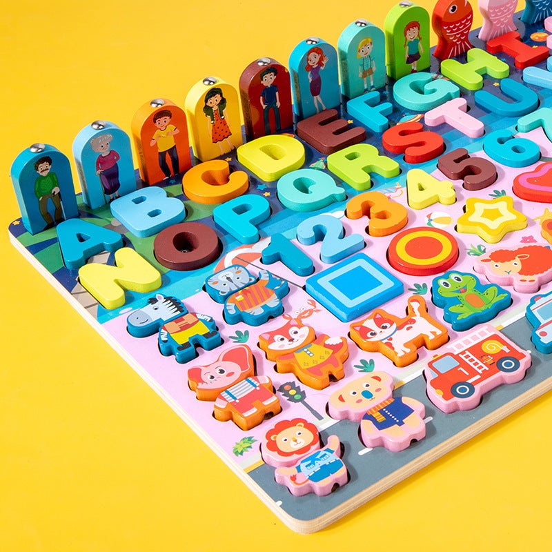 Children'S Digital Puzzle Toys Baby Early Education Puzzle Development Brain-Moving 1-2 And A Half Years Old 3 Boys And Girls Assembling Building Blocks - Image 4