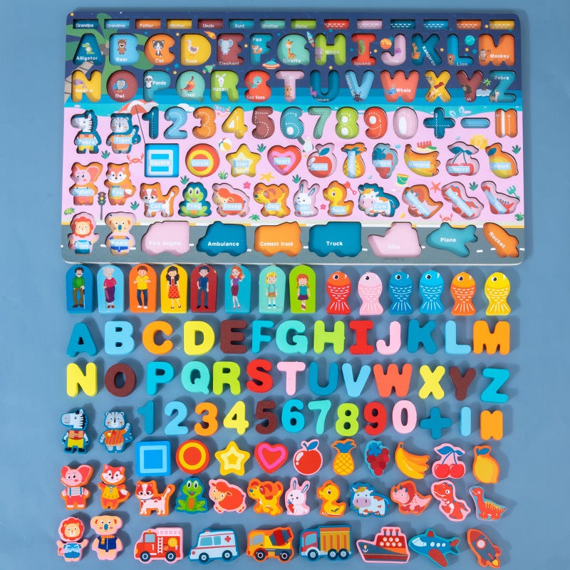 Children'S Digital Puzzle Toys Baby Early Education Puzzle Development Brain-Moving 1-2 And A Half Years Old 3 Boys And Girls Assembling Building Blocks - Image 5