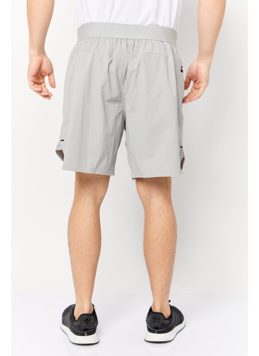 Adidas Men Sportswear Fit 7 Inseam Outdoor Shorts, Grey  - Image 4