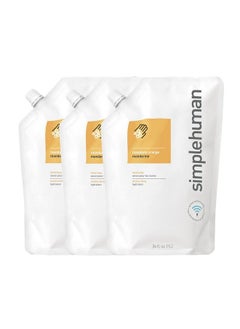 simplehuman Mandarin Orange Moisturizing Liquid Hand Soap Refill Pouch 34 Fl. Oz.  - Image 2