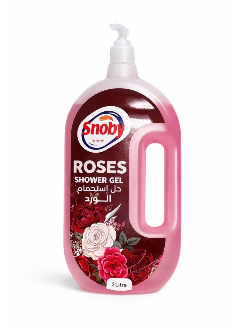 جل استحمام سنوبي روزز 2 لتر - Image 1