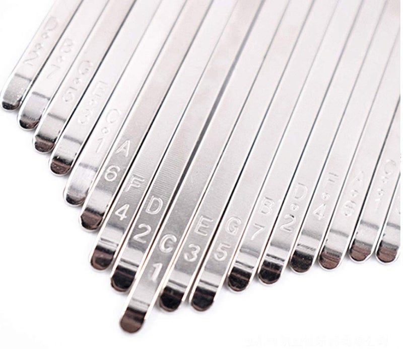 Liyafy Pack of 17 Keys Kalimba DIY Keys Bridge Kit for DIY Kalimba Mbira Thumb Piano Repairing Parts - Image 4