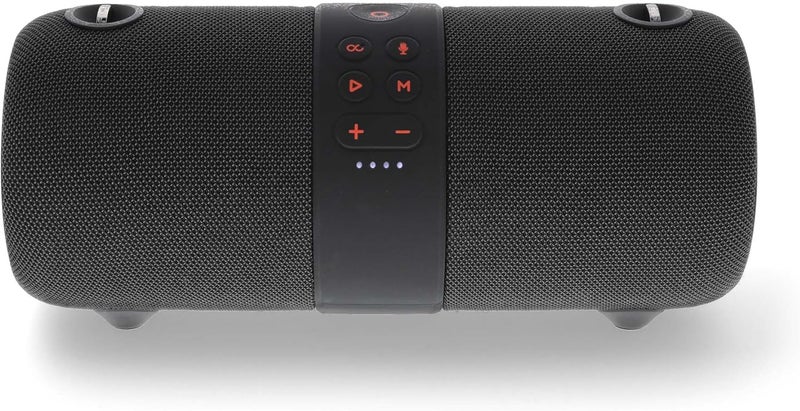 NEDIS Bluetooth Speaker, 40W Portable Wireless Stereo with Built-In Mic, RGB LED Lights, IPX6 Water Resistant, TWS Pairing, USB-C Charging, Up to 6.5H Playtime - Black - Image 1