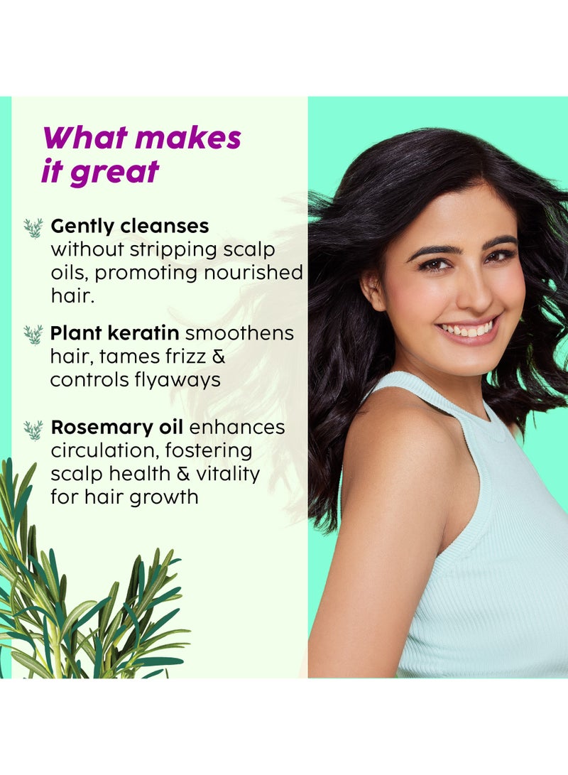 PLIX THE PLANT FIX Anti Hairfall Regime - Advanced Shampoo Conditioner with Rosemary Extract, Ceramides And Plant Keratin Reduces Hair Fall Strengthens Hair - For Men & Women - Image 4