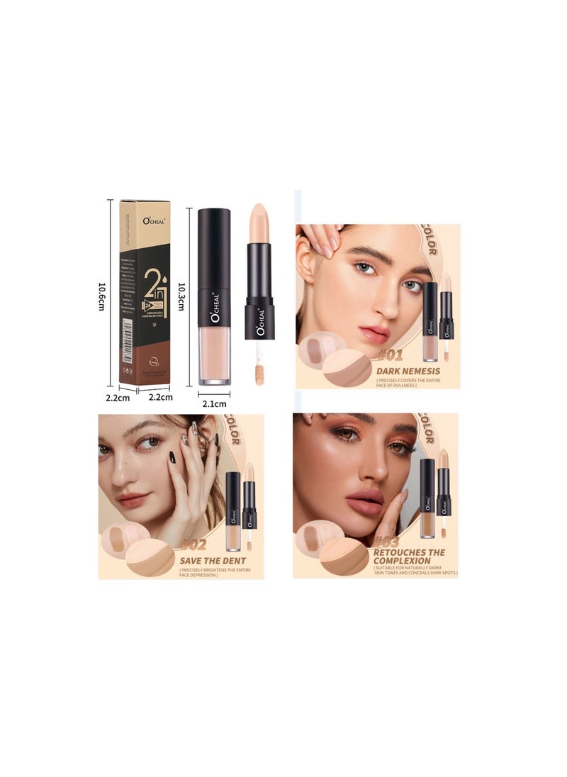 Mn Concealer Stick Dual End Concealer Contouring Stick Shade 03  - Image 5