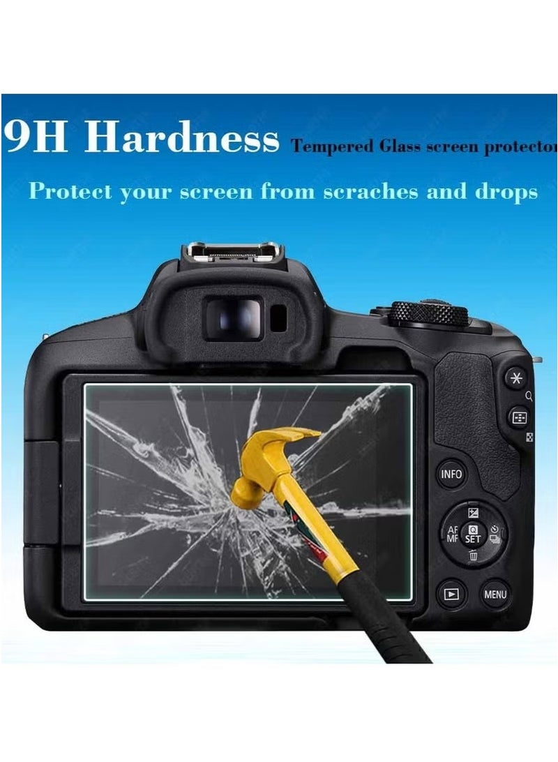 2 PACK Screen Protector for Canon EOS R8 with Cleaning Kit | 0.3mm Tempered Glass Cover, 9H Hardness, Anti-Scratch Anti-Bubble Film for Camera Screen - Image 5