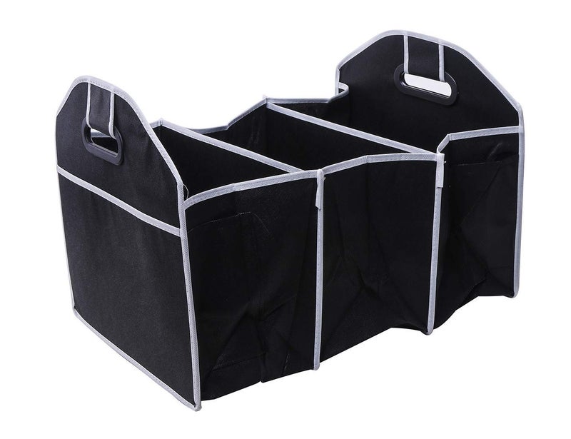 Shreerang granthraj polyester car van trunk cargo picnic trip organizer water bottle holder storage folding box Multi color - Image 2