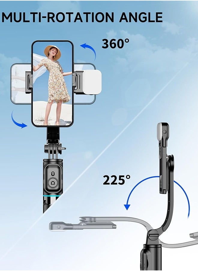 Generic - 42 Inches Selfie Sticks Tripod,Separate design smartphone tripod Stand with Wireless Remote Control and Double fill light Portable Retractable Cell Phone Tripod for iPhone/Samsung/GoPro/Android Phone - Image 1