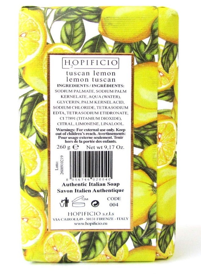 Hopificio - Finest Milled All-Natural Bar Soap, Moisturizing & Brightening. Suitable for Hand, Face & Body - 9.17 Oz (Lemon) - Image 2
