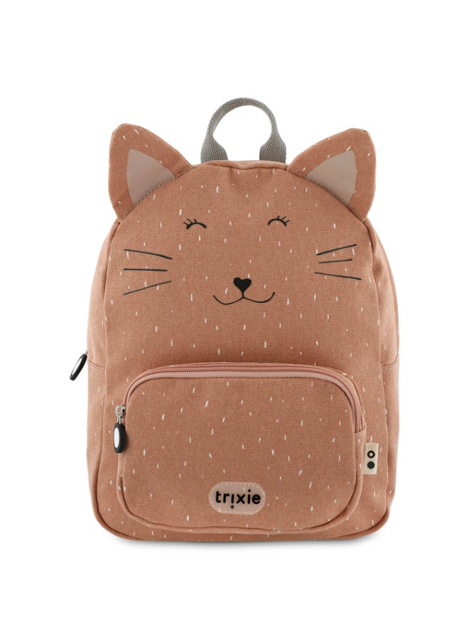 Trixie School Essential Set of 3 - Backpack Regular + Leakproof Lunch Box with Clips + SS Bottle 500ml - Mrs. Cat - Image 2