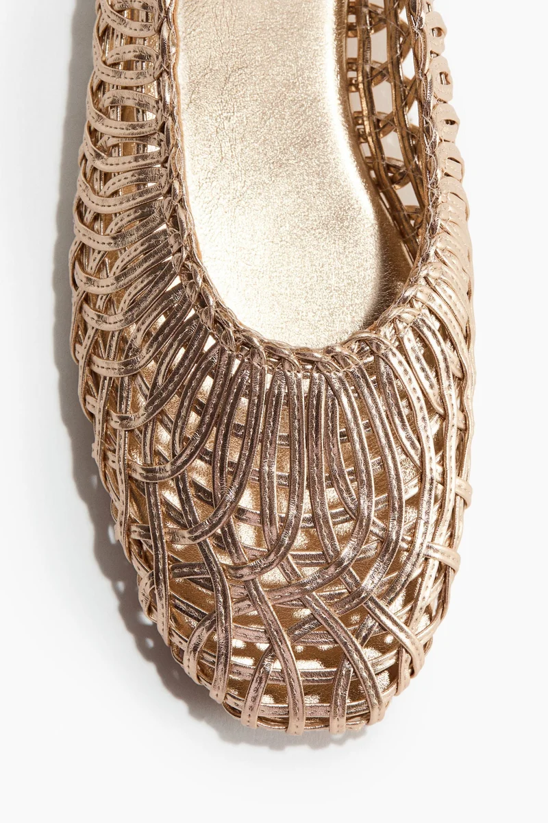 H&M  Braided-look ballet flats for Women | Best Price UAE