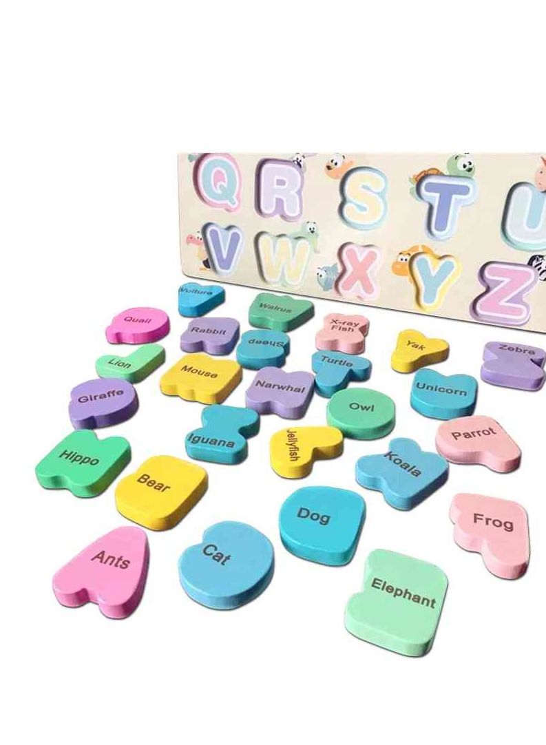 UKR Wooden 3D Alphabet Puzzle - Image 2