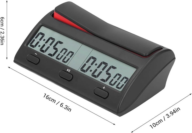 مؤقت شطرنج احترافي 7 وظائف توقيت 38 قاعدة ساعة متعددة الوظائف لبطولات لعبة وي تشي - Image 3