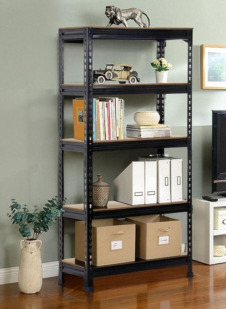 5 Tier Laminated Heavy Duty Garage Storage Adjustable Wide Size Metal Shelving Unit Utility Rack Shelves Organization Multipurpose Shelf - Image 3
