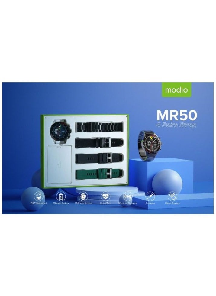 modio Smart Watch MR50 With Four Strap  - Image 3