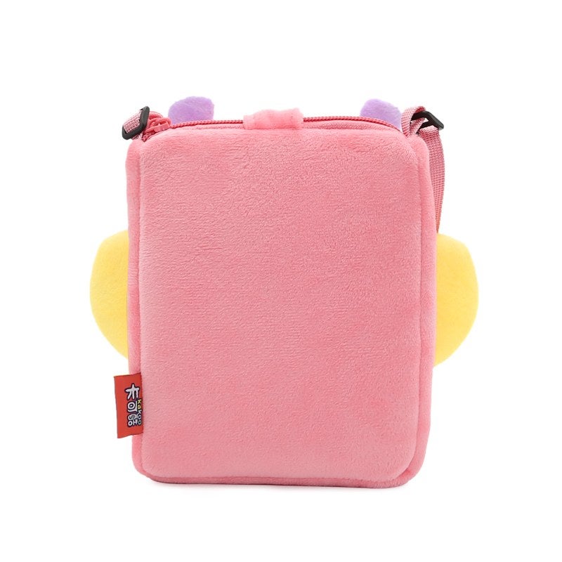 Plush Kids Crossbody Bag, Butterfly Animal Design, Soft Lightweight Shoulder Bag for Daily Outings - Image 3