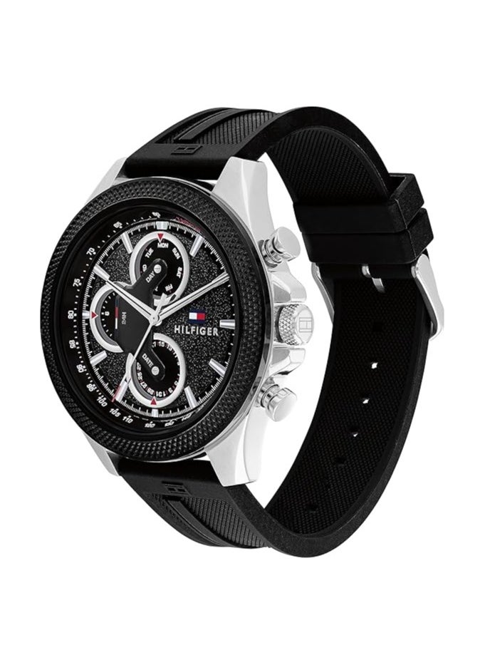 TOMMY HILFIGER - Tommy Hilfiger Men's Stainless Steel Racing-Inspired Watch (Model 1792082) - Image 1