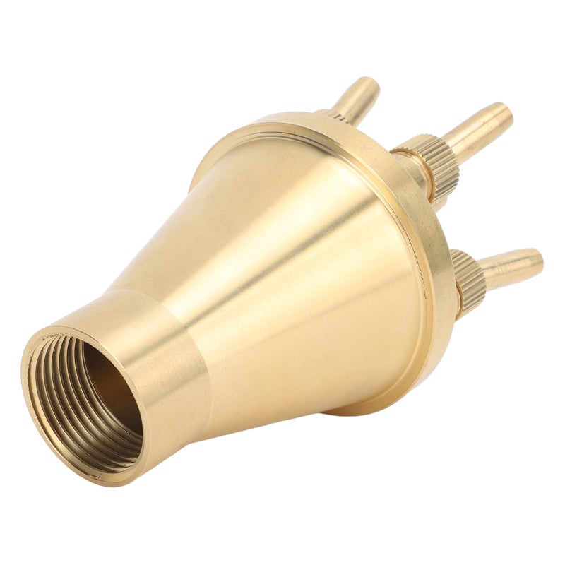 Copper Water Fountain Nozzle Direct Spraying Universal Adjust Pool Sprinkler Head for Garden G1 Inch - Image 5