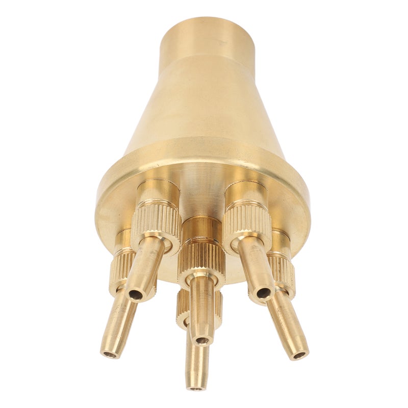 Copper Water Fountain Nozzle Direct Spraying Universal Adjust Pool Sprinkler Head for Garden G1 Inch - Image 3