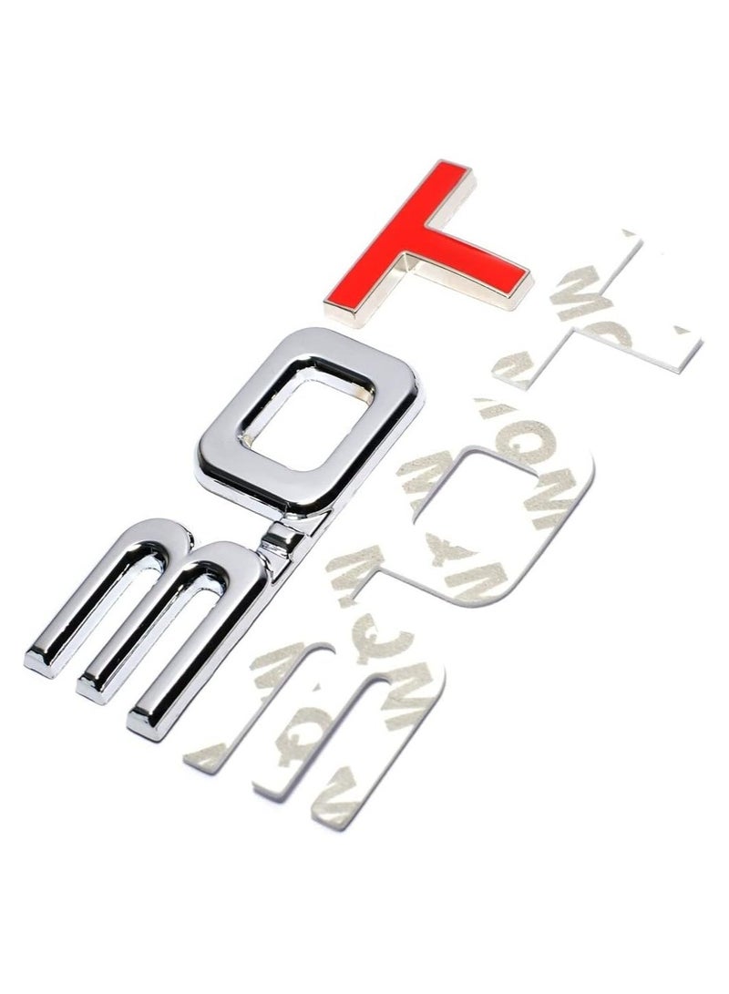 SOLDOUT Car Sticker Emblem Badge 3D Metal Metallic Logo Universal Auto Decal (Pack of 1, 3.0T) - Image 3