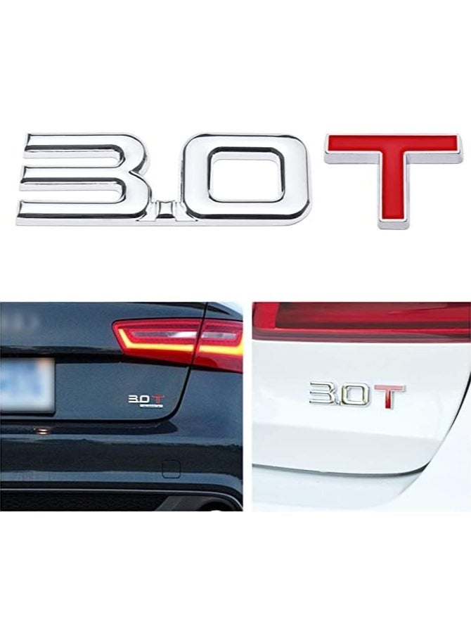SOLDOUT Car Sticker Emblem Badge 3D Metal Metallic Logo Universal Auto Decal (Pack of 1, 3.0T) - Image 1