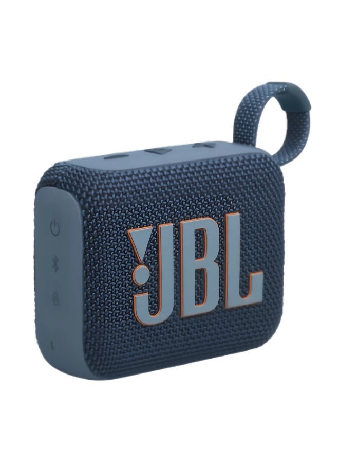 جي بي إل Go4-مكبر صوت محمول مقاوم للماء، صوت احترافي كبير مع جهير قوي، بطارية مدمجة تدوم 7 ساعات، مصنوع جزئيًا من مواد معاد تدويرها (أزرق) - Image 1