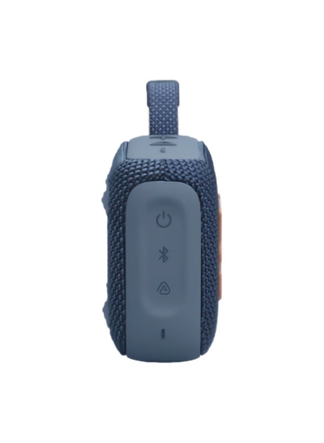 جي بي إل Go4-مكبر صوت محمول مقاوم للماء، صوت احترافي كبير مع جهير قوي، بطارية مدمجة تدوم 7 ساعات، مصنوع جزئيًا من مواد معاد تدويرها (أزرق) - Image 5