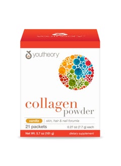 Collagen Powder Vanilla Skin Hair And Nail Formula 21 Packets