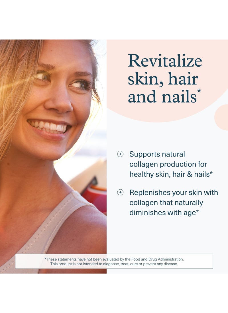 youtheory - Collagen Powder Vanilla Skin Hair And Nail Formula 21 Packets - Image 1
