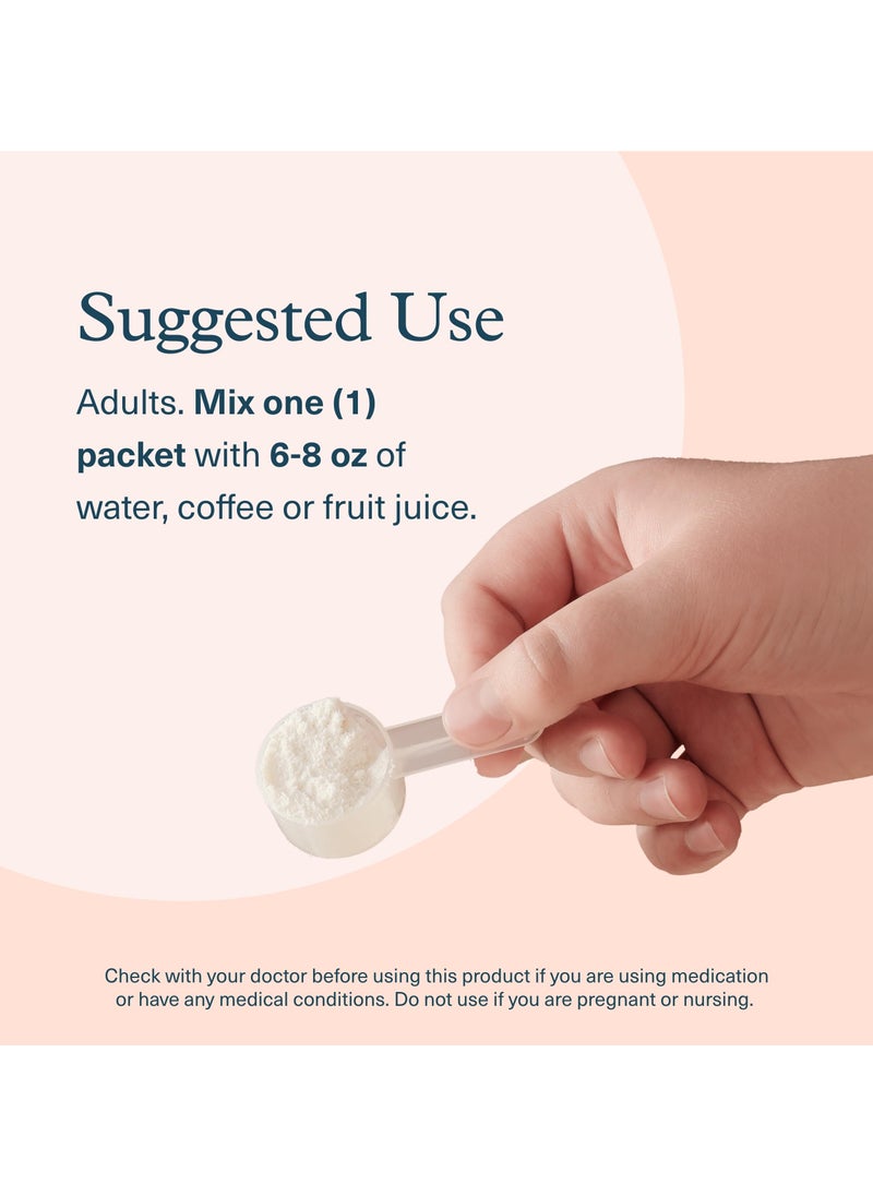 youtheory - Collagen Powder Vanilla Skin Hair And Nail Formula 21 Packets - Image 1