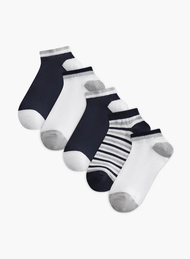 LBL by Shoexpress Assorted Ankle Length Socks - Set of 5