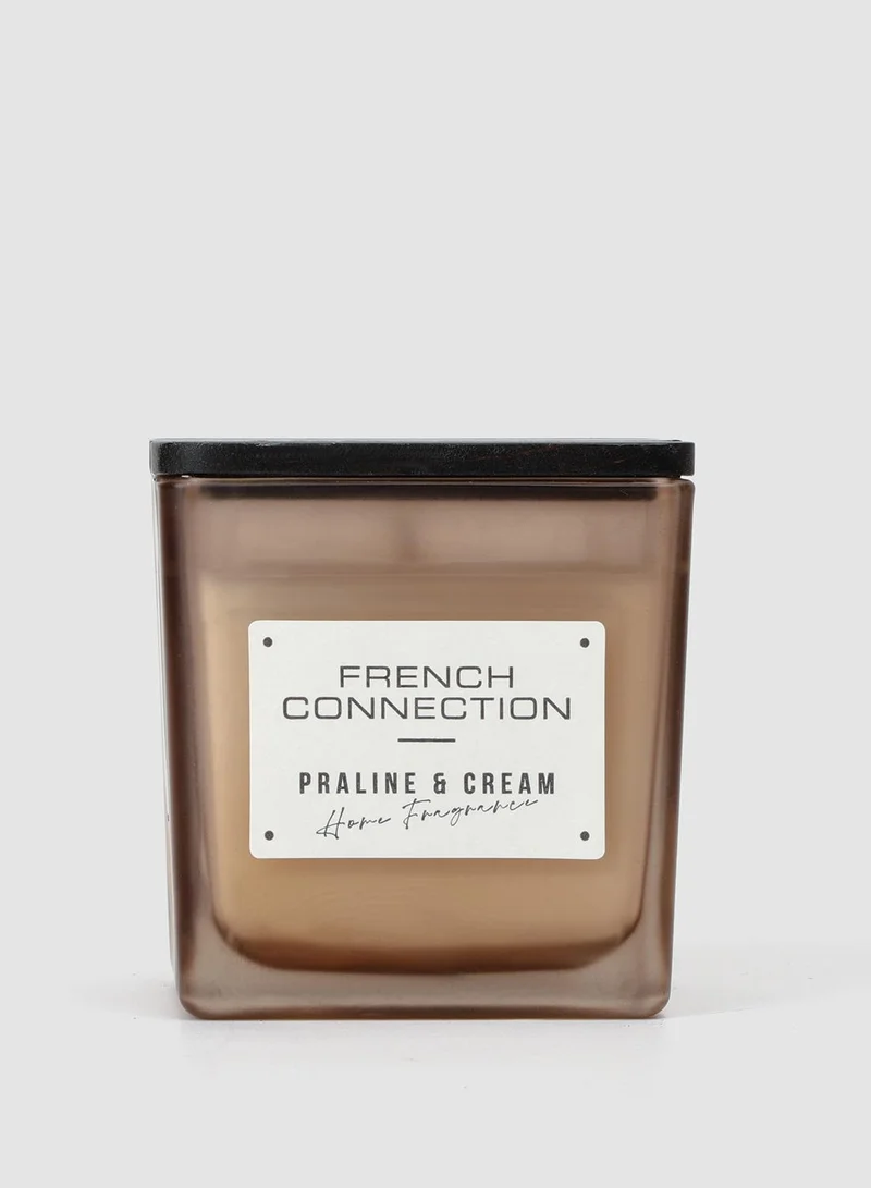 فرنش كونكشن شمعة برالين وكريمة مربعة  جرام