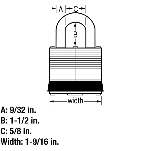 Master Lock 3SSQLF Stainless Steel Outdoor Padlock with Key, 4 Pack Keyed-Alike - Image 5