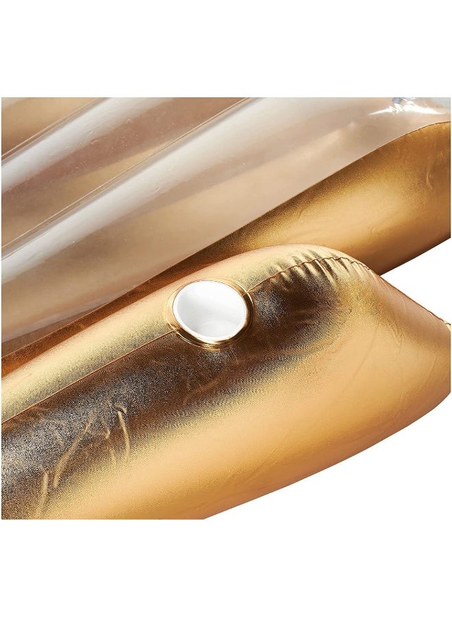 Intex - Gold Glitter Floating Sofa - Image 1