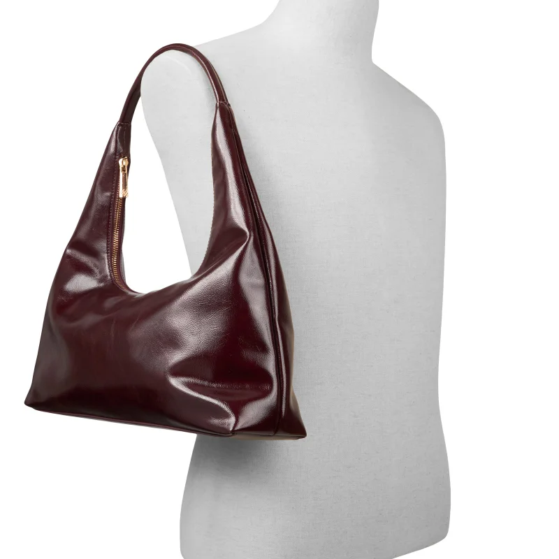Call it Spring  DANII Glossy Zippered Hobo Bag for Women | Best Price UAE