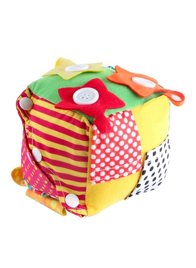 KAKIBLIN - Cubic Activity Learning Toy With Zippers, Latches, Buckles, Laces, Snaps, Buttons And More - Perfect For Toddlers At Home, On Airplanes, Cars Or Travel - Image 1