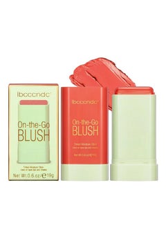 Jolilab Blush Stick, Blush Cream, Multi-Purpose Blush Stick, Can be Used for Blush and Lip Gloss and Eye makeup, Long Lasting Hydrating, Professional Facial Beauty Cosmetic Makeup Blush (Orange)  - Image 1