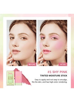 Jolilab Blush Stick, Blush Cream, Multi-Purpose Blush Stick, Can be Used for Blush and Lip Gloss and Eye makeup, Long Lasting Hydrating, Professional Facial Beauty Cosmetic Makeup Blush (Orange)  - Image 5